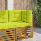 Bankkussenset 3-delig groen polyester