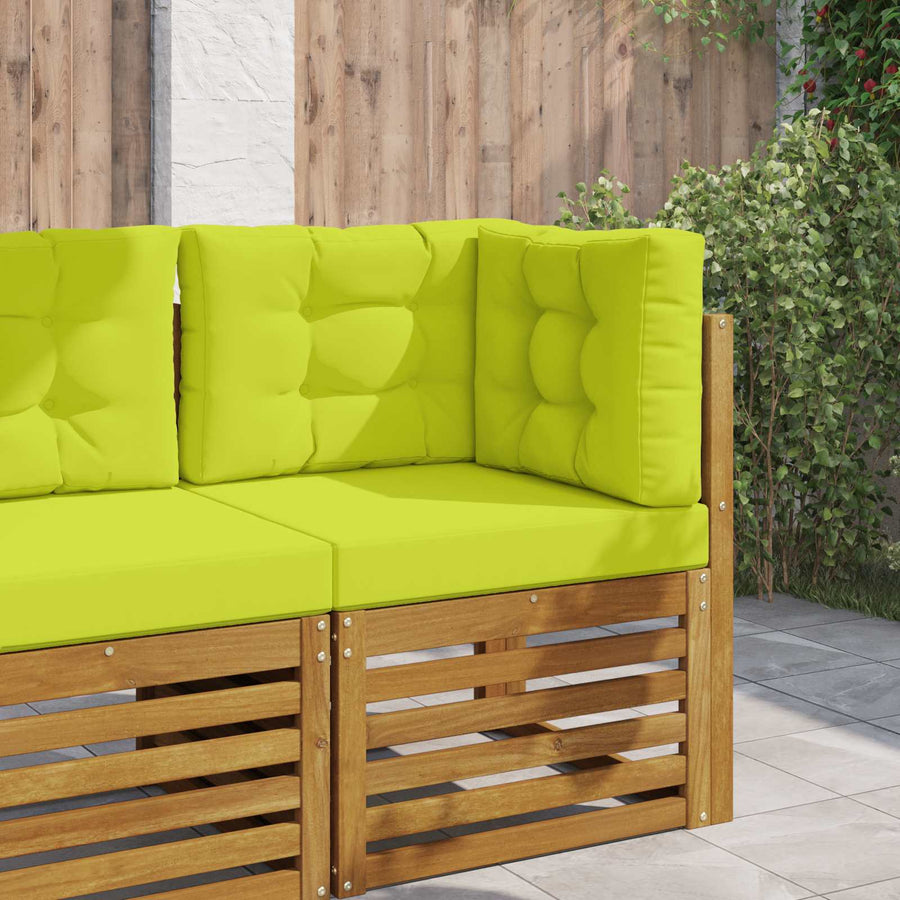 Buiten bankkussen 3 pcs Groen Polyester