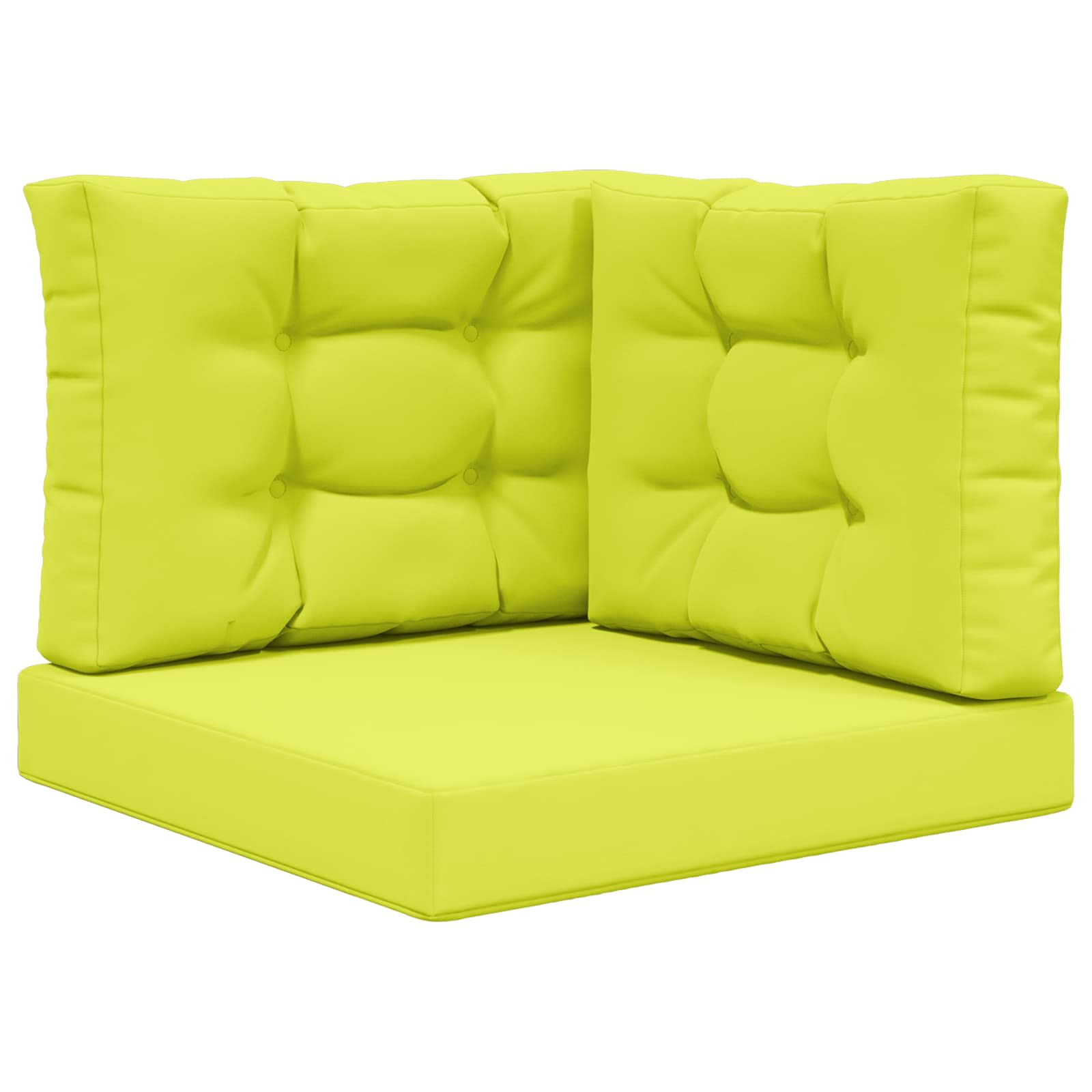 Buiten bankkussen 3 pcs Groen Polyester