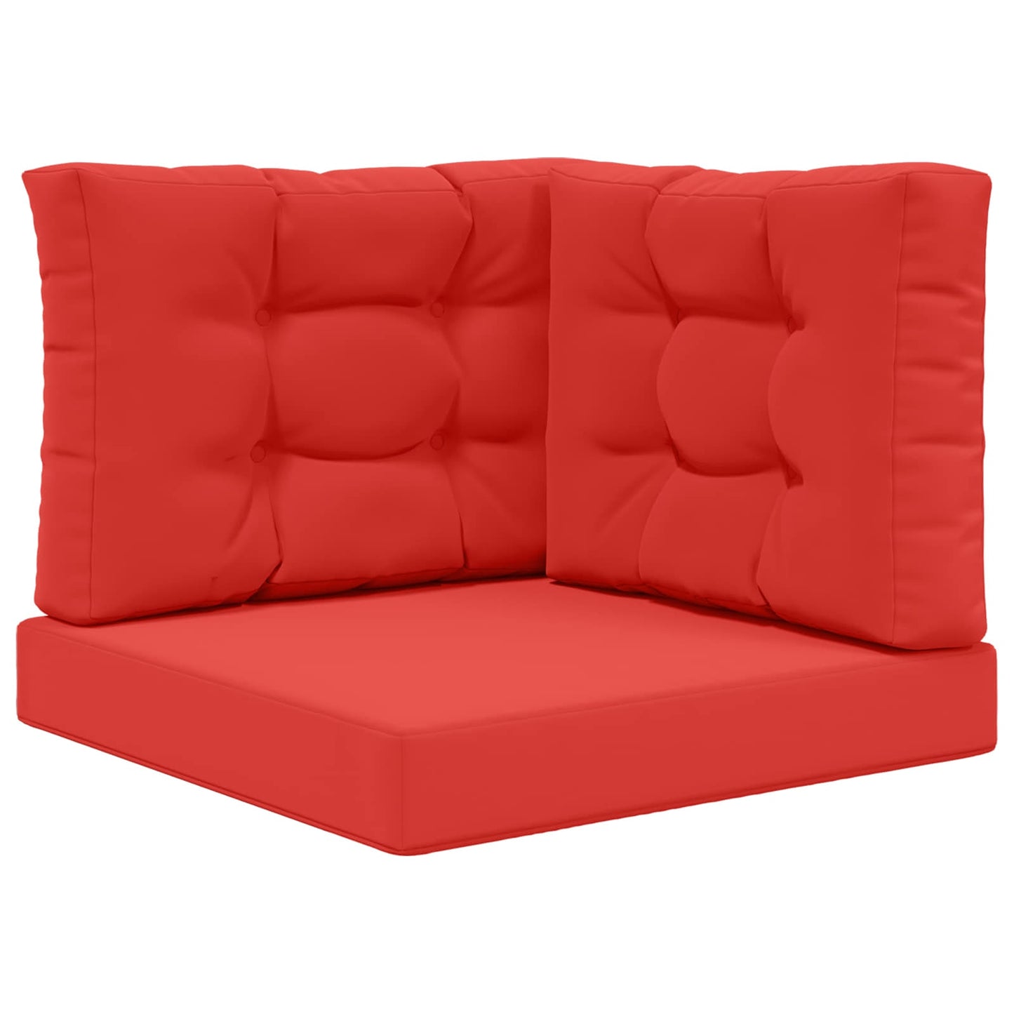 Buiten bankkussen 3 pcs Rood Polyester