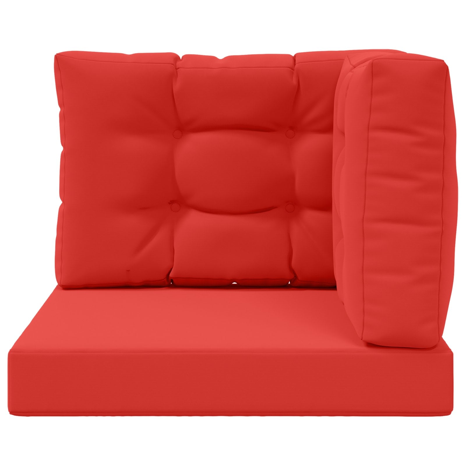 Buiten bankkussen 3 pcs Rood Polyester