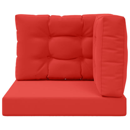 Buiten bankkussen 3 pcs Rood Polyester