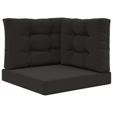 Buiten bankkussen 3 pcs Zwart Polyester