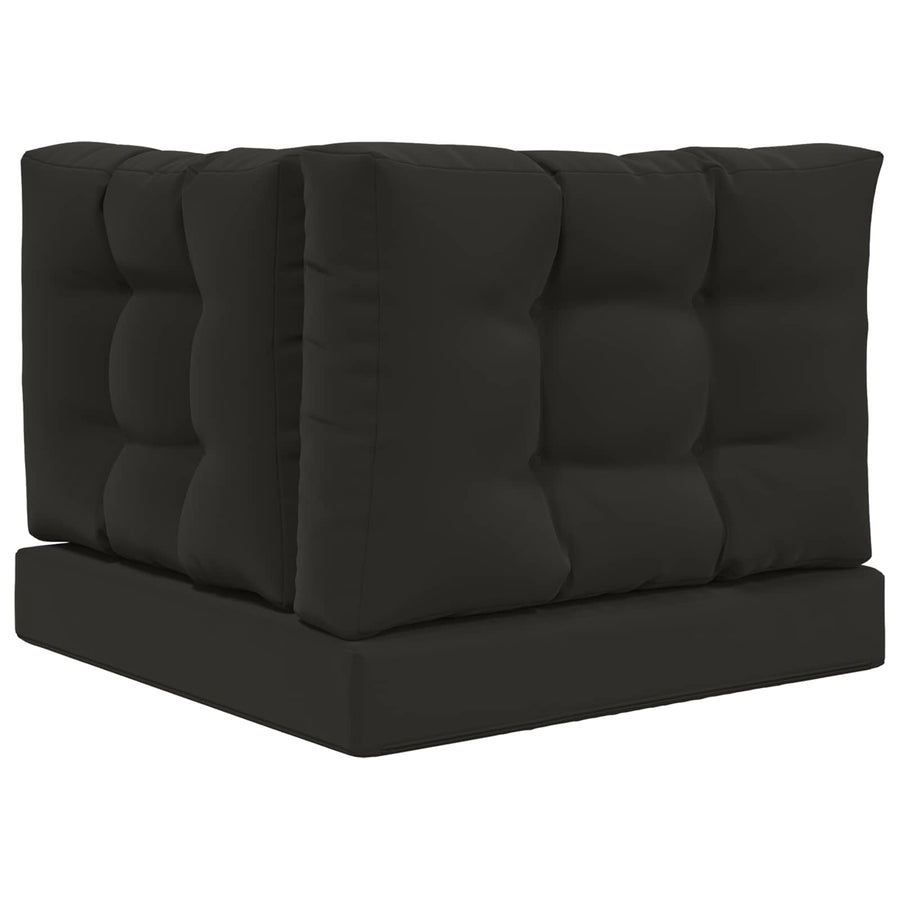 Buiten bankkussen 3 pcs Zwart Polyester