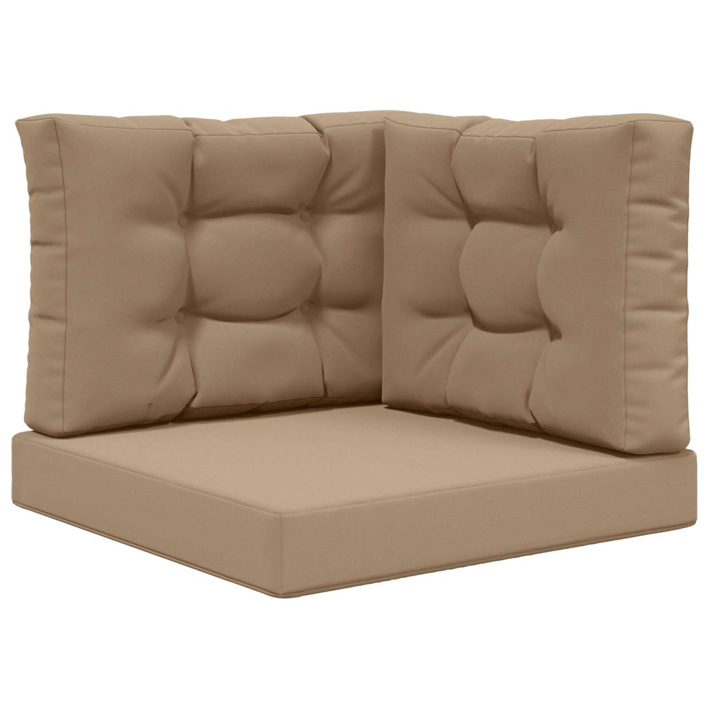 Buiten bankkussen 3 pcs Taupe Polyester