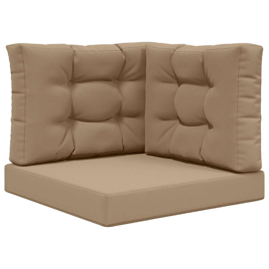 Buiten bankkussen 3 pcs Taupe Polyester