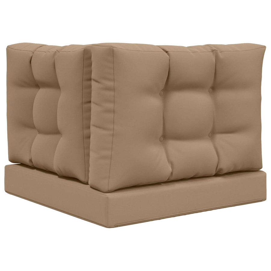 Buiten bankkussen 3 pcs Taupe Polyester