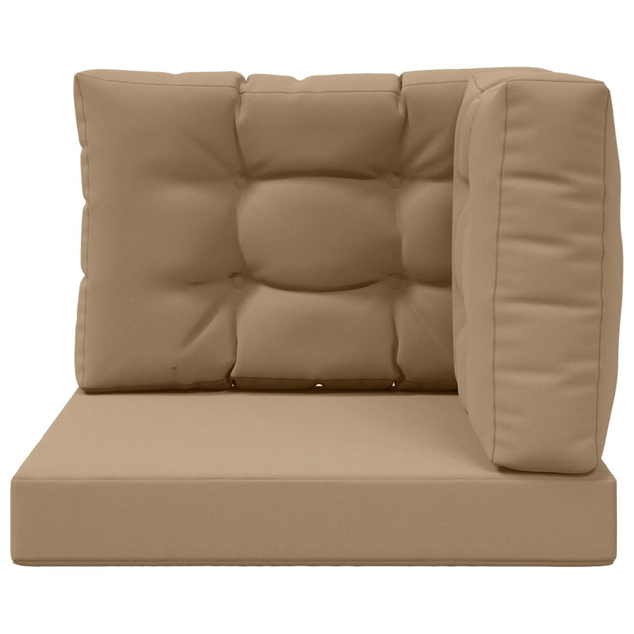Buiten bankkussen 3 pcs Taupe Polyester