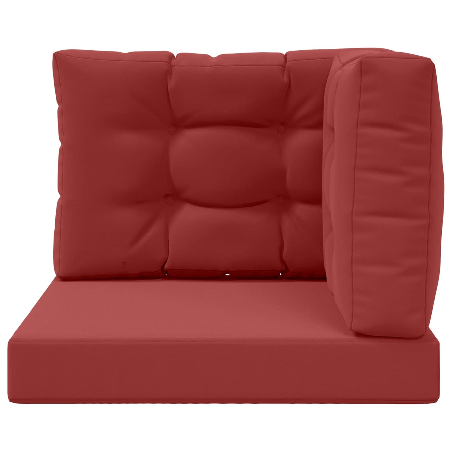 Buiten bankkussen 3 pcs Wijnrood Polyester