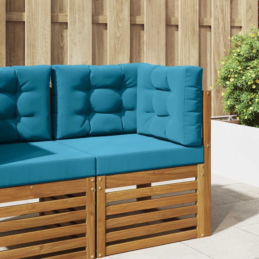 Buiten bankkussen 3 pcs Koninklijk Blauw Polyester