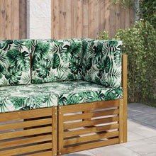 Buiten bankkussen 3 pcs Bladpatroon Polyester