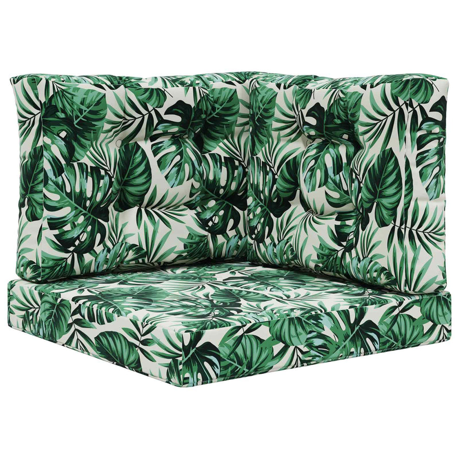 Buiten bankkussen 3 pcs Bladpatroon Polyester