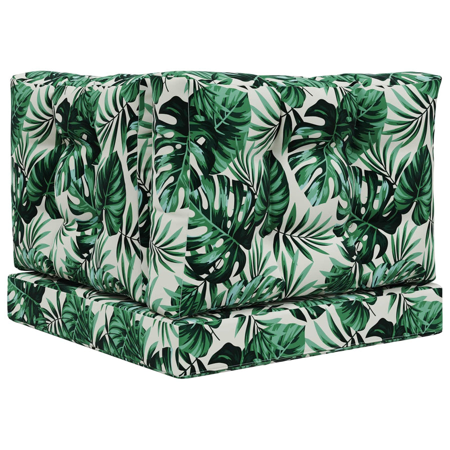 Buiten bankkussen 3 pcs Bladpatroon Polyester
