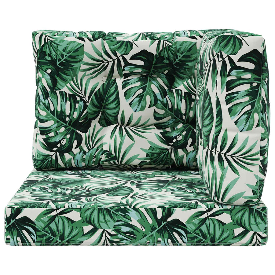 Buiten bankkussen 3 pcs Bladpatroon Polyester