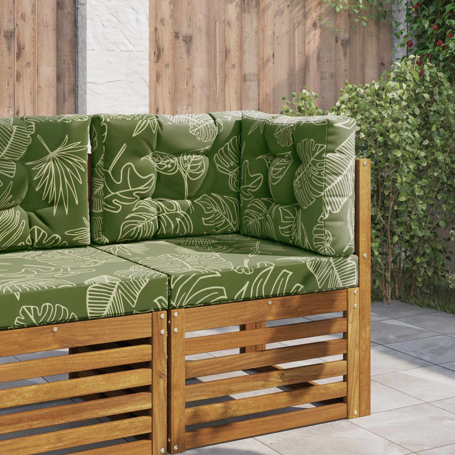Buiten bankkussen 3 pcs Bladontwerp Polyester