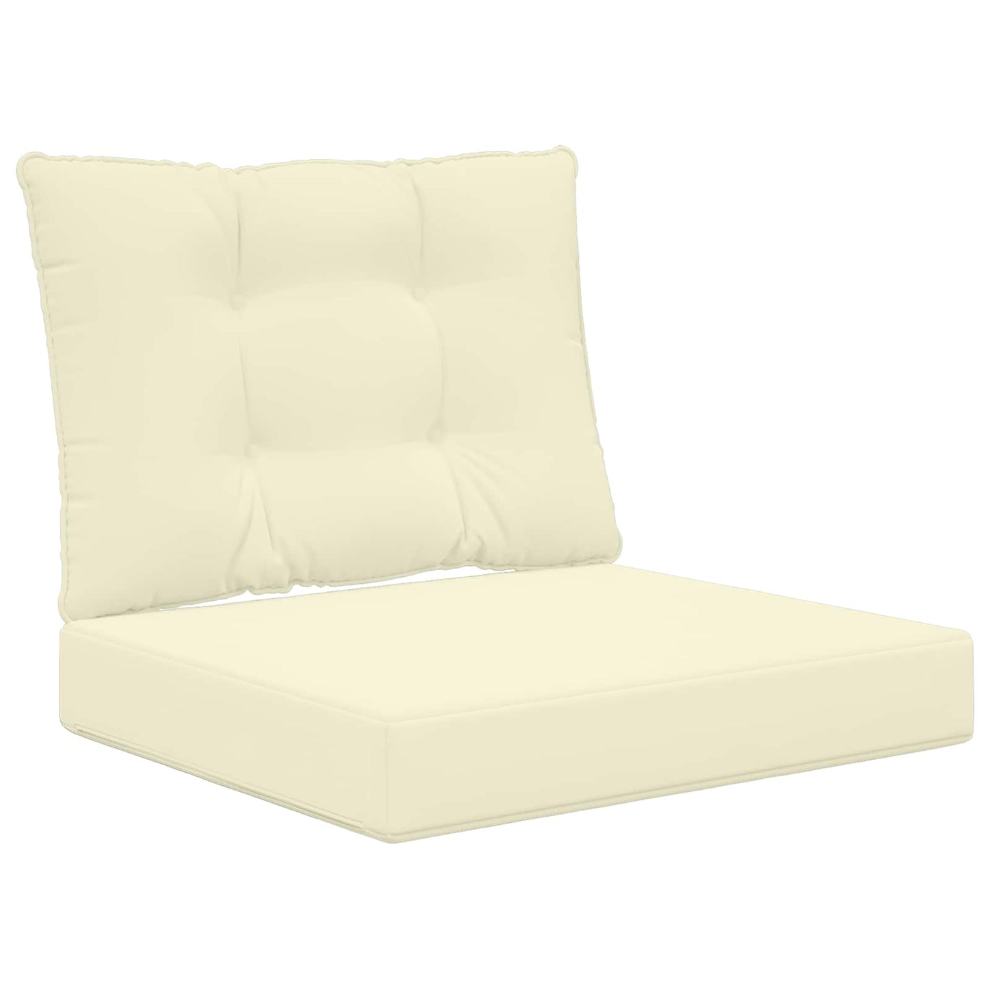 Buiten bankkussen 2 pcs Crème Polyester