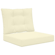 Buiten bankkussen 2 pcs Crème Polyester