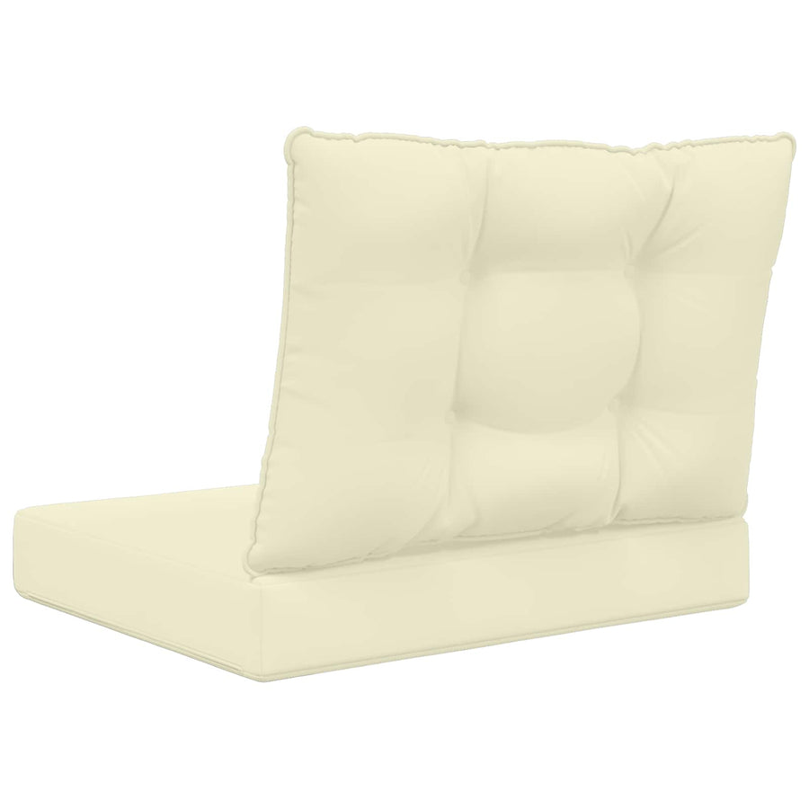 Buiten bankkussen 2 pcs Crème Polyester