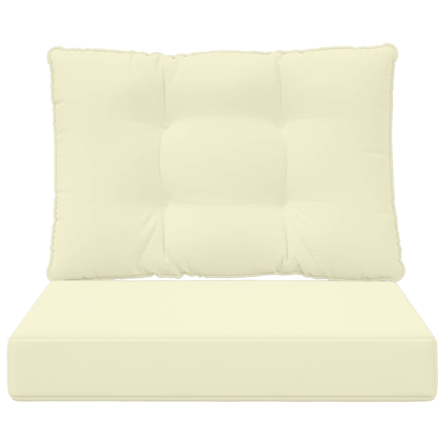 Buiten bankkussen 2 pcs Crème Polyester