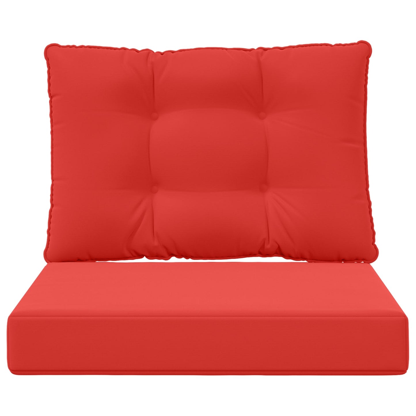 Buiten bankkussen 2 pcs Rood Polyester