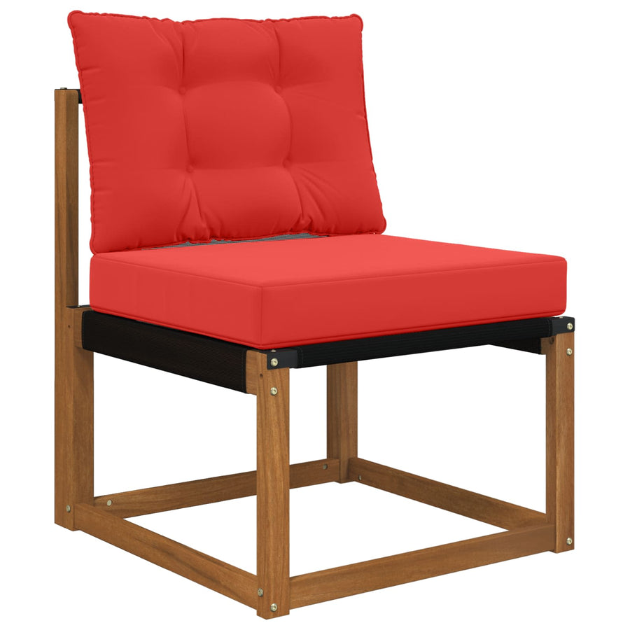 Buiten bankkussen 2 pcs Rood Polyester