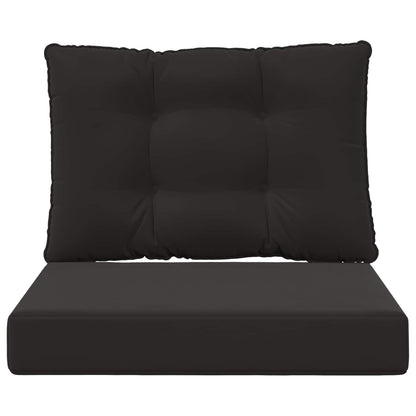 Buiten bankkussen 2 pcs Zwart Polyester