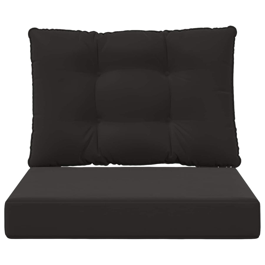 Buiten bankkussen 2 pcs Zwart Polyester