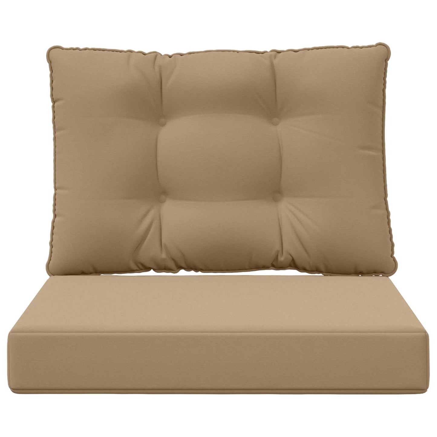 Buiten bankkussen 2 pcs Taupe Polyester