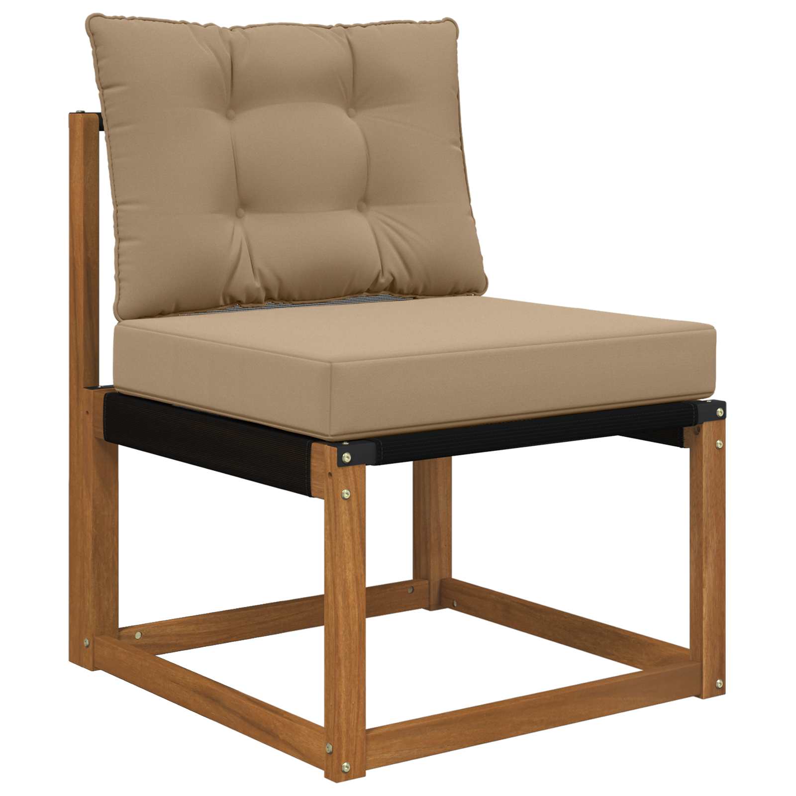 Buiten bankkussen 2 pcs Taupe Polyester