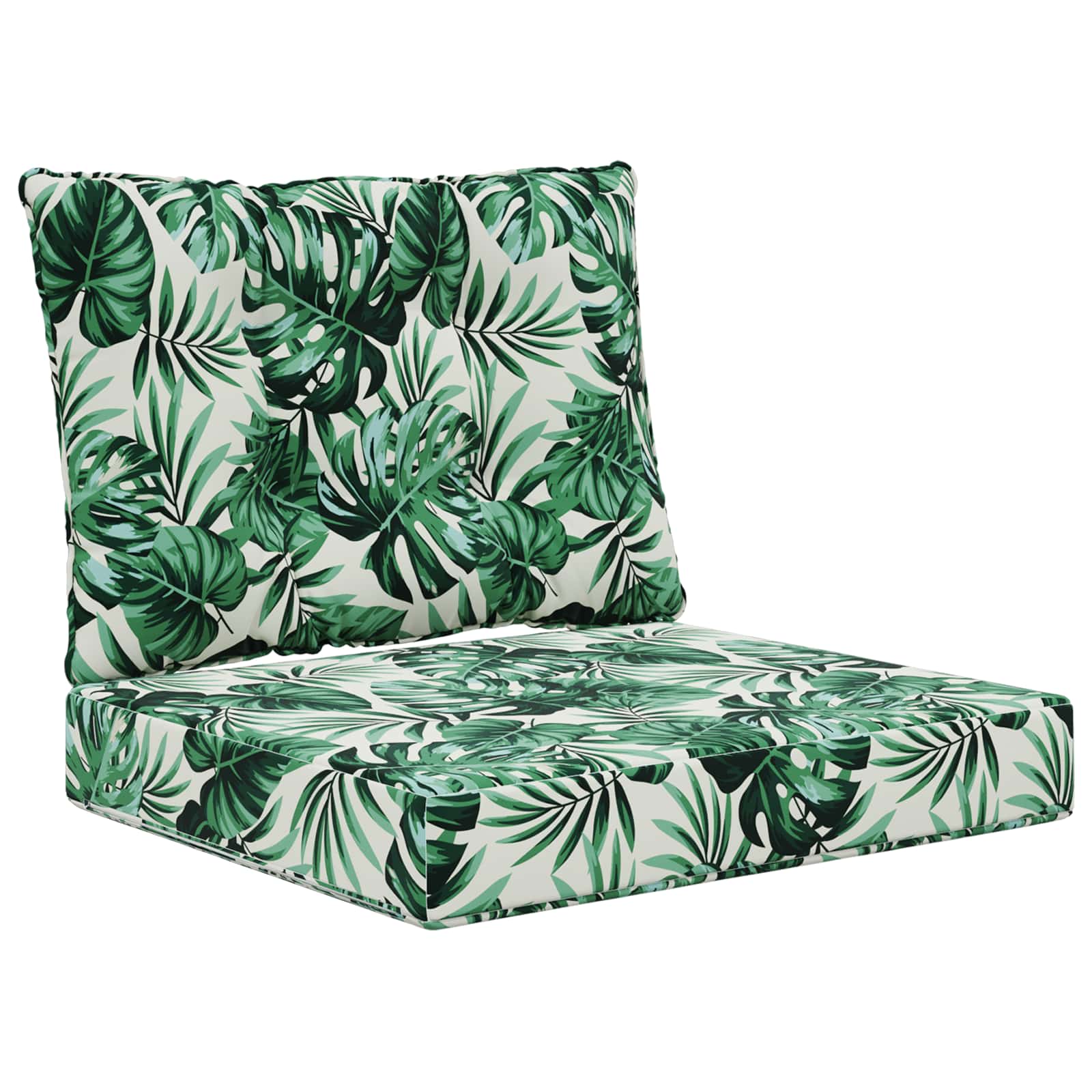 Buiten bankkussen 2 pcs Bladpatroon Polyester