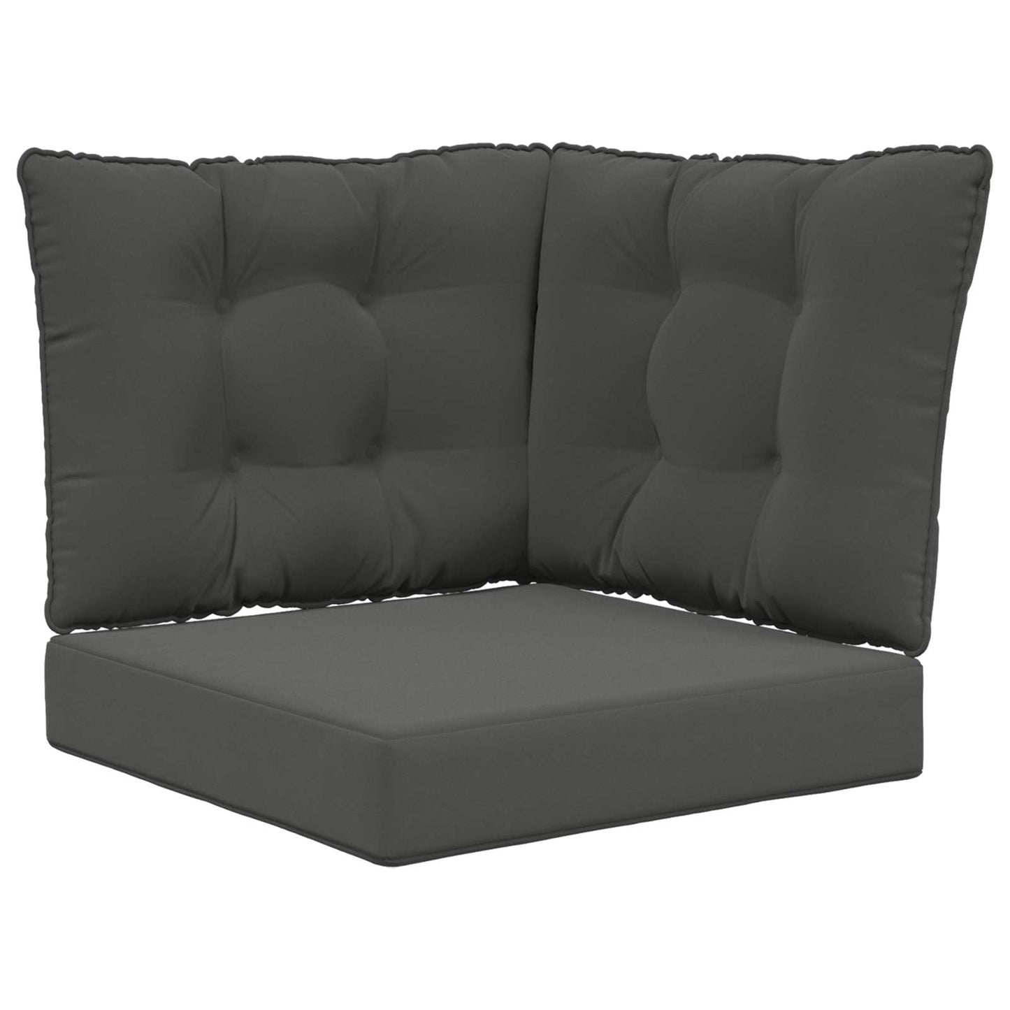 Buiten bankkussen 3 pcs Antraciet Polyester