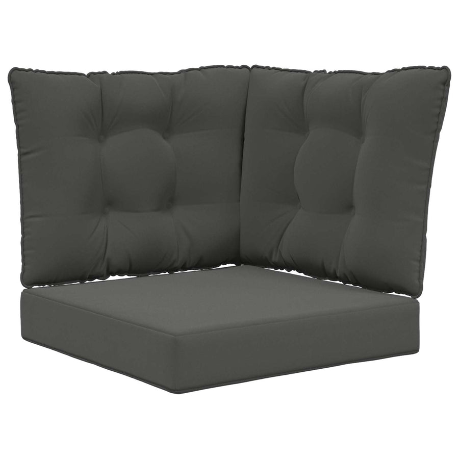 Buiten bankkussen 3 pcs Antraciet Polyester