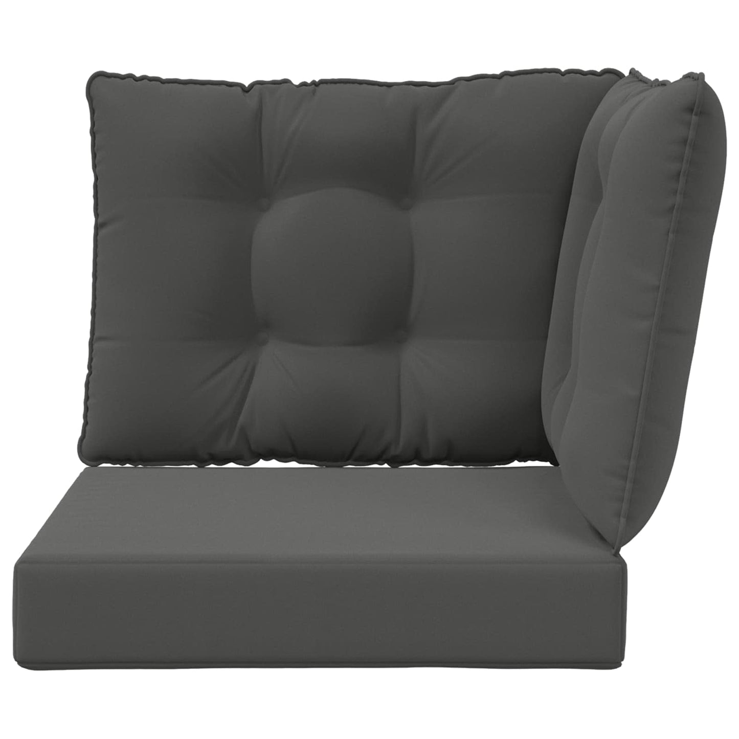 Buiten bankkussen 3 pcs Antraciet Polyester