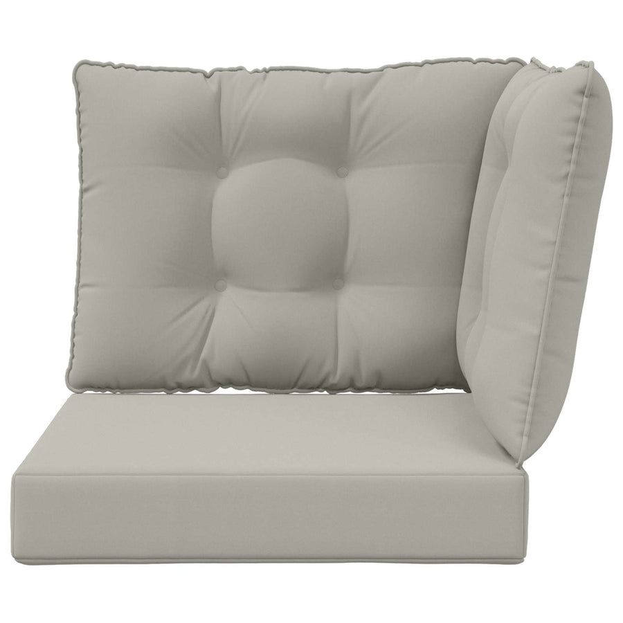 Buiten bankkussen 3 pcs Grijs Polyester