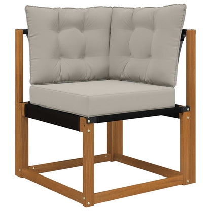 Buiten bankkussen 3 pcs Grijs Polyester