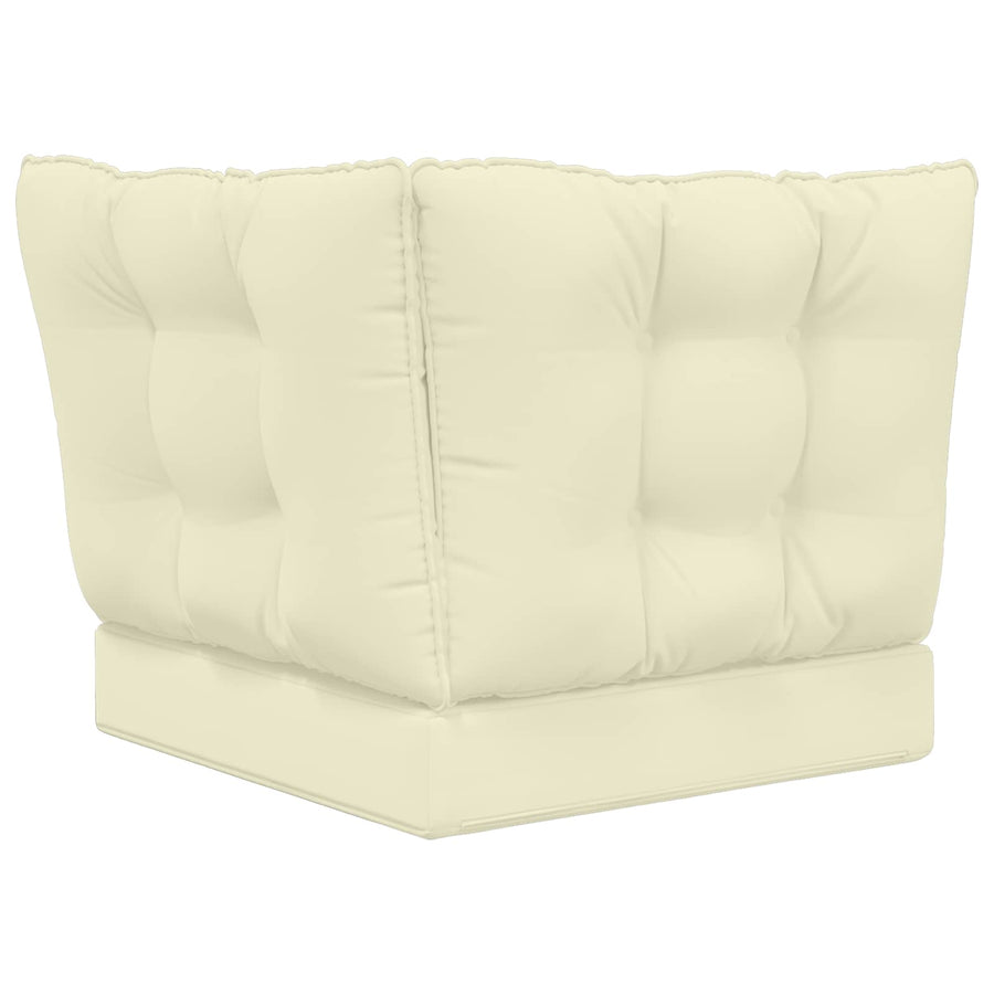 Buiten bankkussen 3 pcs Crème Polyester