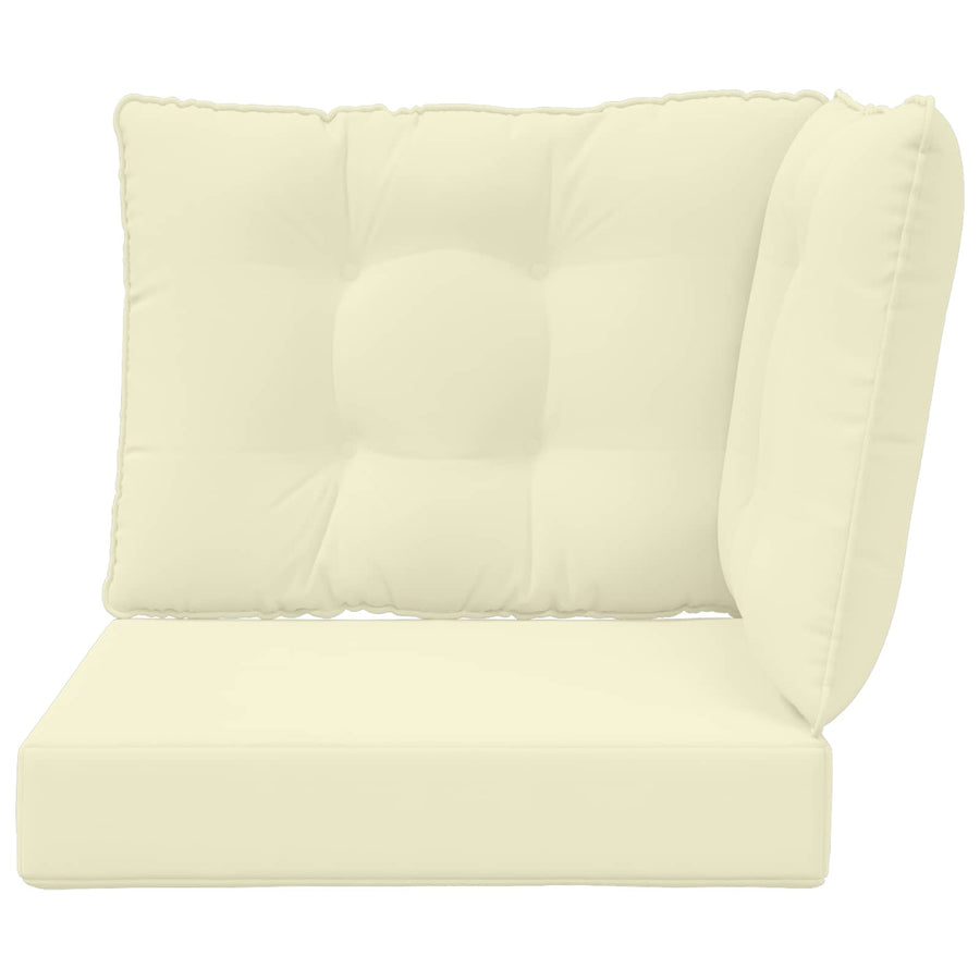 Buiten bankkussen 3 pcs Crème Polyester