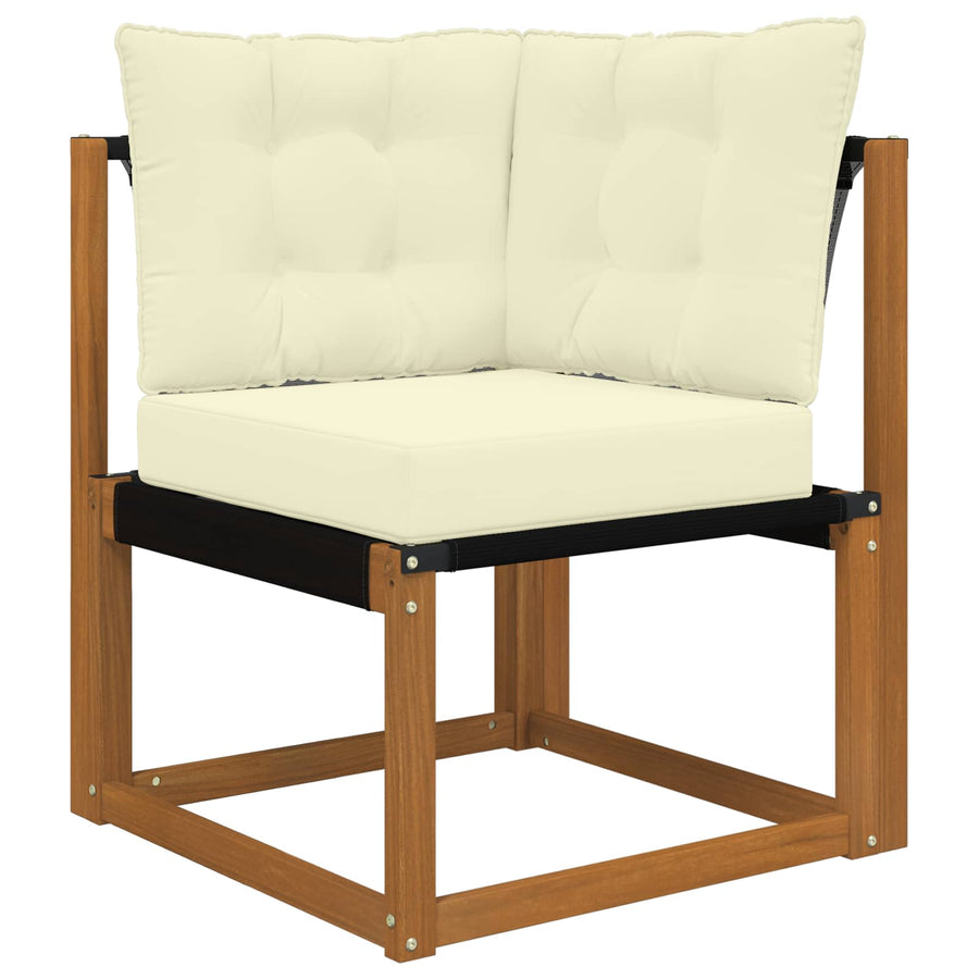 Buiten bankkussen 3 pcs Crème Polyester