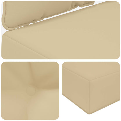 Buiten bankkussen 3 pcs Beige Polyester