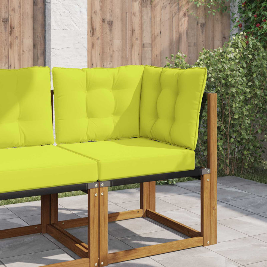 Buiten bankkussen 3 pcs Groen Polyester