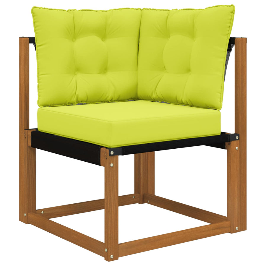 Buiten bankkussen 3 pcs Groen Polyester
