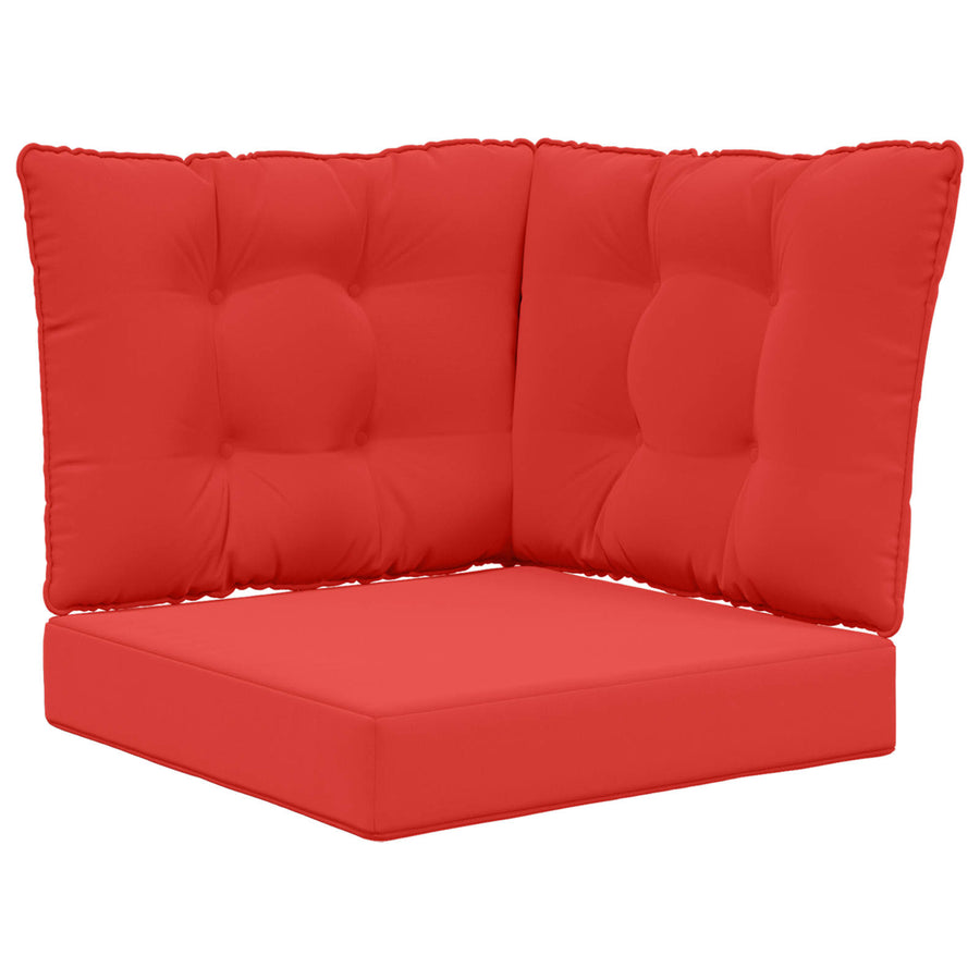 Buiten bankkussen 3 pcs Rood Polyester