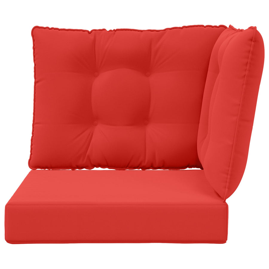 Buiten bankkussen 3 pcs Rood Polyester