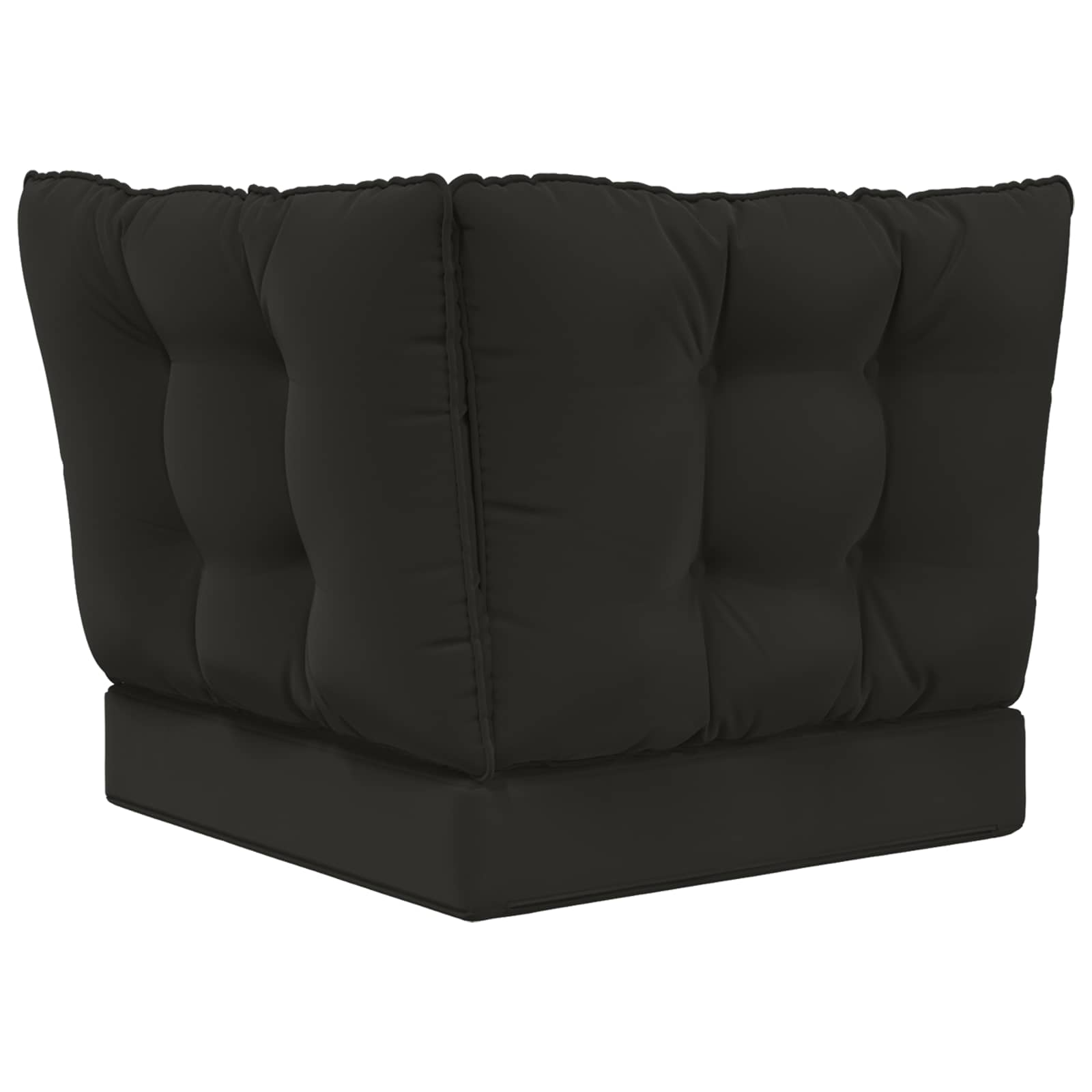Buiten bankkussen 3 pcs Zwart Polyester
