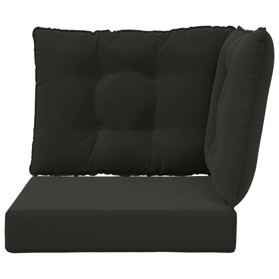 Buiten bankkussen 3 pcs Zwart Polyester