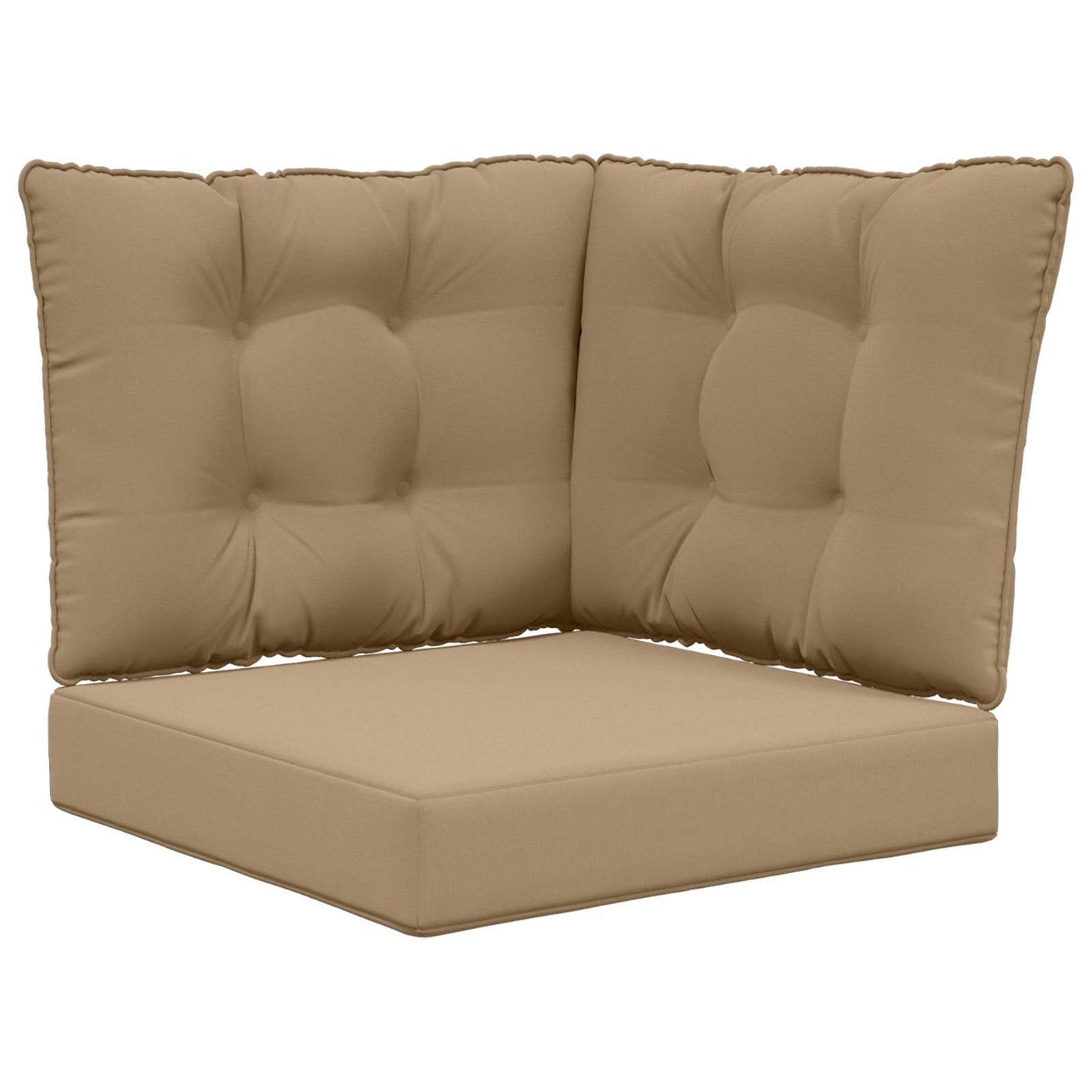 Buiten bankkussen 3 pcs Taupe Polyester