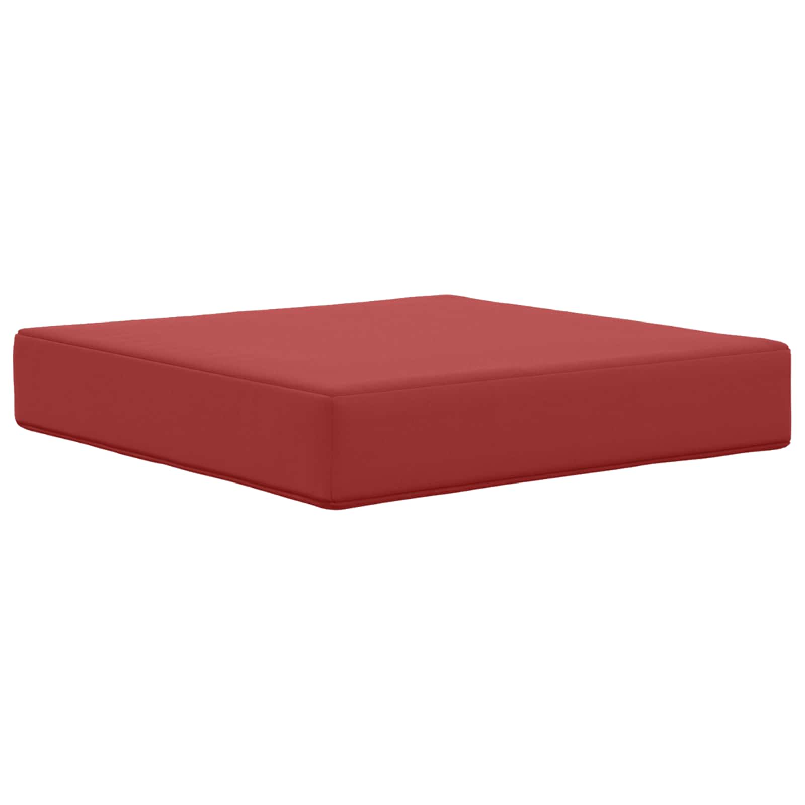 Buiten bankkussen 3 pcs Wijnrood Polyester