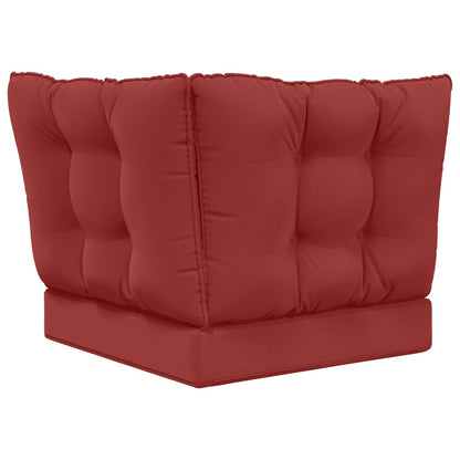 Buiten bankkussen 3 pcs Wijnrood Polyester