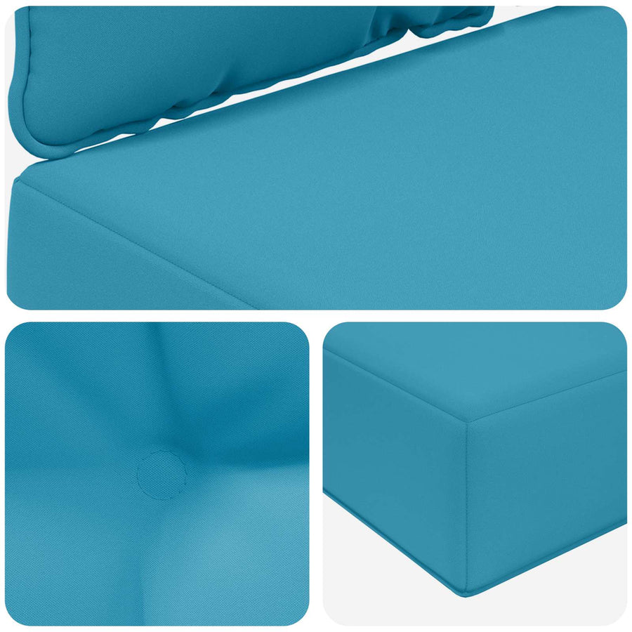 Buiten bankkussen 3 pcs Koninklijk Blauw Polyester