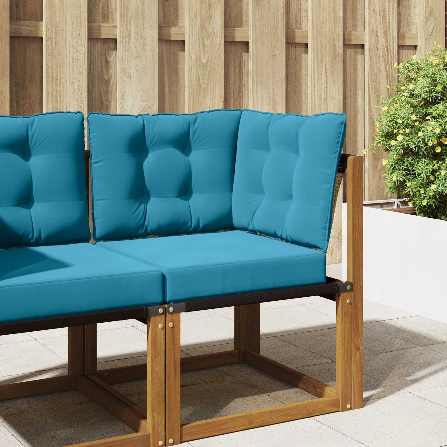 Buiten bankkussen 3 pcs Koninklijk Blauw Polyester